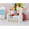 Sylvanian Families csoki nyuszi bébi kisággyal