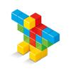 Geomag MagiCube 24 db-os mágneses építőkocka - Green Line