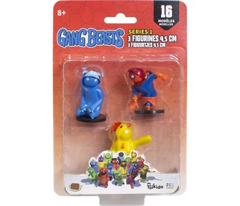 GANG BEASTS Figurák 4,5cm 3db-os