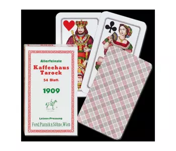 Nagyméretű Tarock kártyajáték, 54 lapos
