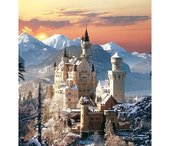 Neuschwanstein 1500 db-os puzzle - Clementoni