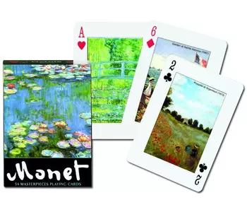 Monet festmények römi kártya 55 lapos - Piatnik