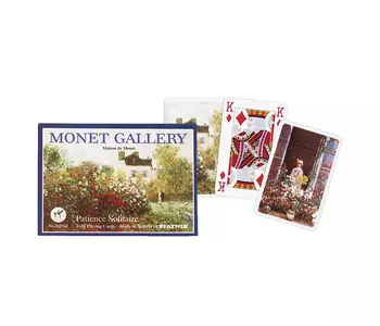 Monet Gallery pasziánsz kártya 2x55 lap - Piatnik