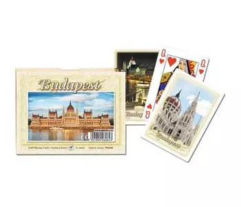 Budapest szuvenír römi kártya