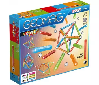 Geomag Confetti 35 darabos készlet