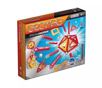 Geomag Special Edition Panels építő szett - piros, 60 darabos készlet