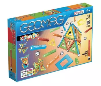Geomag Confetti 68 darabos készlet