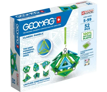 Geomag Green Line Classic Panel 52 db-os mágneses építőjáték