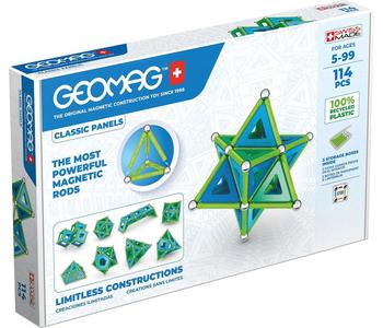 Geomag Green Line Classic Panel 114 db-os mágneses építőjáték