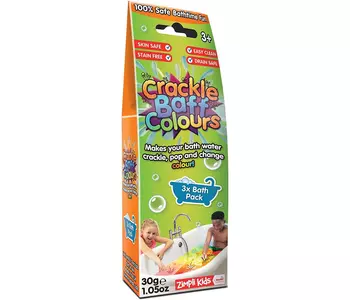 Crackle Baff Colours - pattogó színes fürdőpor, 30 g-os