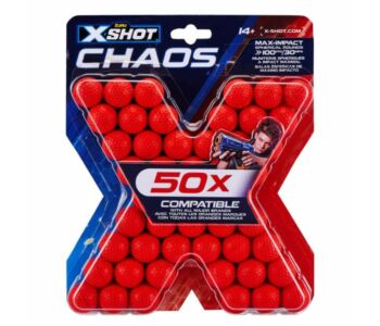X-SHOT Chaos 50 Dart Balls Refill