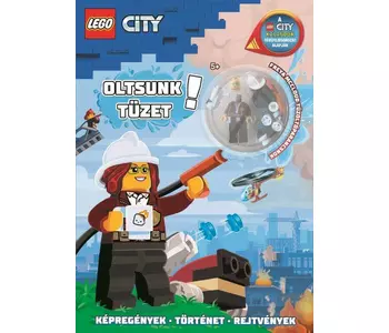 Lego City - Oltsunk tüzet - Freya McCloud tűzoltóparancsnok minifiguráva