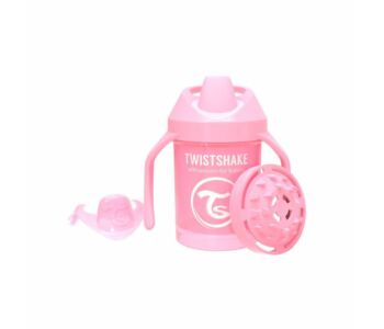 Twistshake Mini itatópohár pink 230ml 4 m