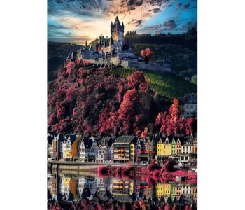 Cochem kastély - 1000 db-os puzzle - Clementoni