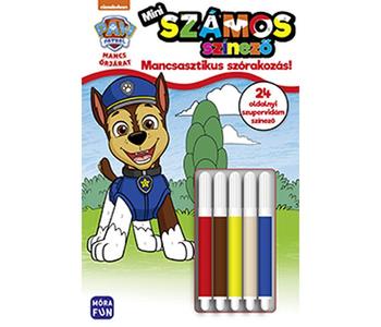 Mancs Őrjárat - mini számos színező -Mancsasztikus