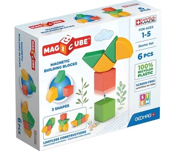 Geomag Magicube - Kezdő építőkocka szett - 6 db-os