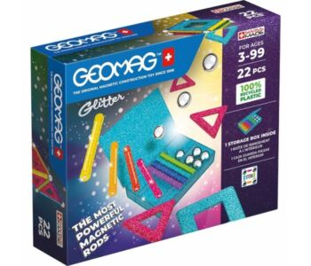 Geomag Glitter 22 db-os mágneses építőjáték