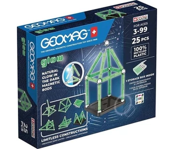 Geomag Glow - foszforeszkáló 25 darabos készlet