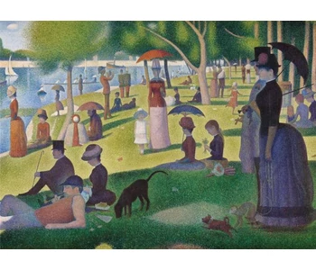 Seurat - Vasárnap délután a Grande Jatte szigetén 1000 db-os puzzle - Clementoni