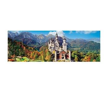 Neuschwanstein 1000 db-os Panoráma puzzle - Clementoni