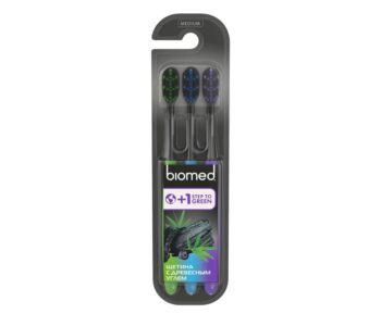 Biomed Black fogkefe - 3 db-os