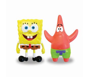 Bend-ems Spongyabob figura szett 2 db-os, Spongyabob vs. Patrik