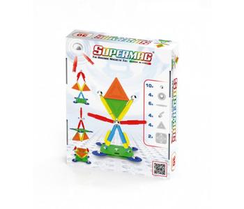 Supermag Projects Multicolor 30 db-os mágneses építőjáték