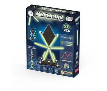 Supermag Projects Glow 30 db-os mágneses építőjáték