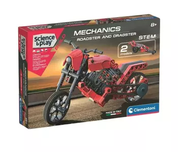 Clementoni: Mechanics - Roadster and Dragster játékszett