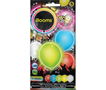 Illooms LED lufi - Vegyes színekben 5 db-os