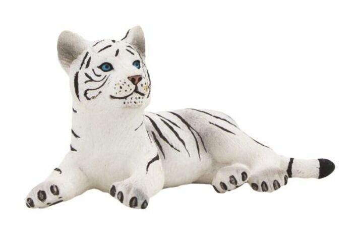 Mojo Fehér tigris kölyök fekvő figura