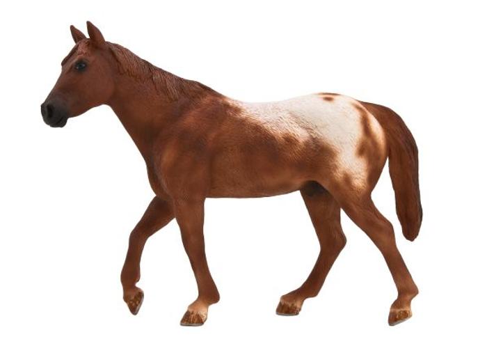 Mojo Appaloosa csődör mogyóróbarna figura