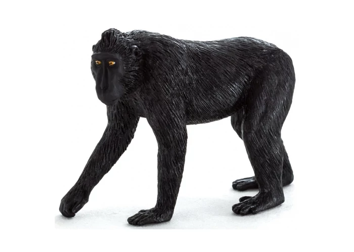Mojo Fekete tarajos makákó figura