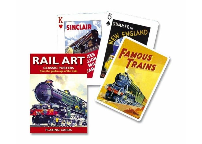 Rail Art 1x55 lapos römi kártya
