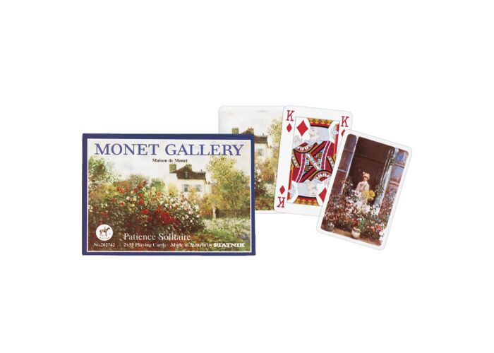 Monet Gallery pasziánsz kártya 2x55 lap - Piatnik
