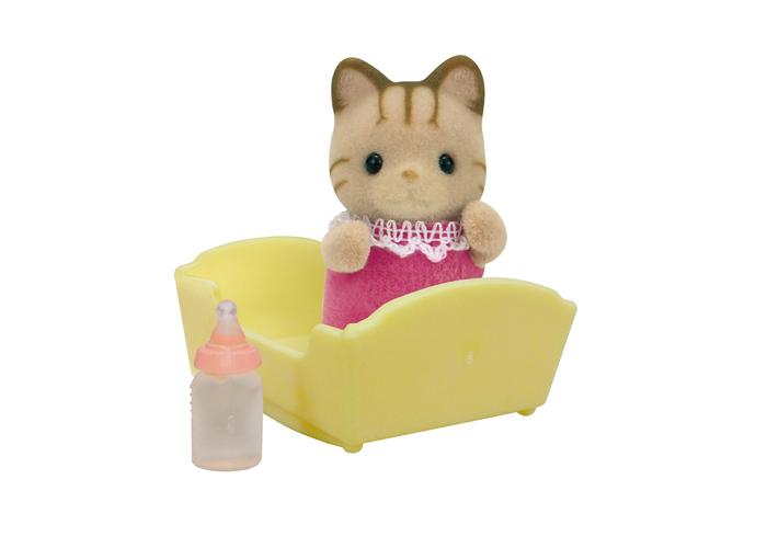 Sylvanian Csíkos cica bébi