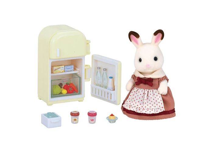 Sylvanian Csoki Nyuszi mama hűtőszekrénnyel szett