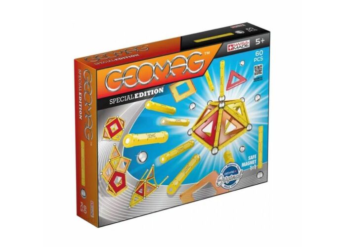 Geomag Special Edition Panels építő szett - sárga, 60 darabos készlet