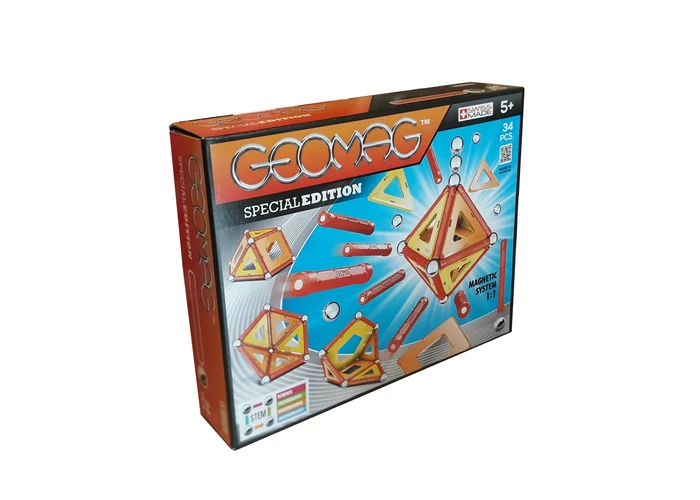 Geomag Special Edition Warm color, 34 db-os mágneses építőjáték