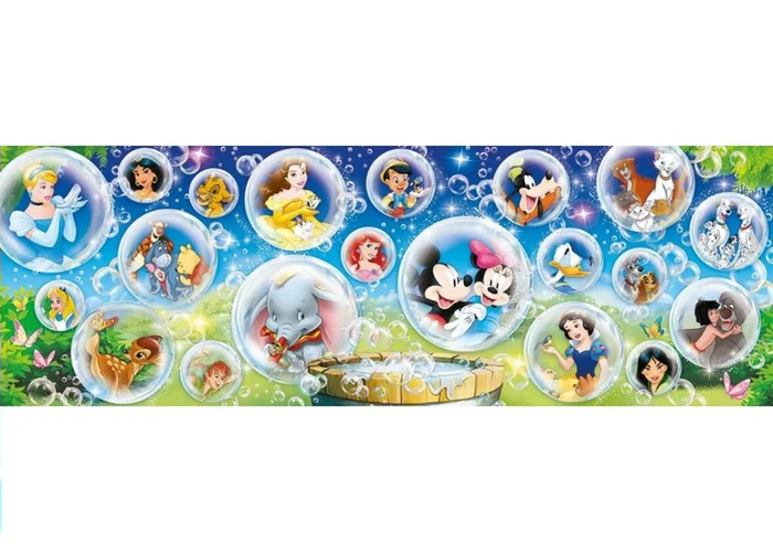 Disney klasszikusok 1000 db-os panoráma puzzle - Clemetoni