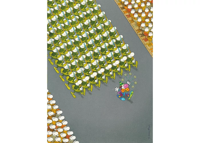 Mordillo, a felvonulás 500 db-os puzzle - Clemetoni