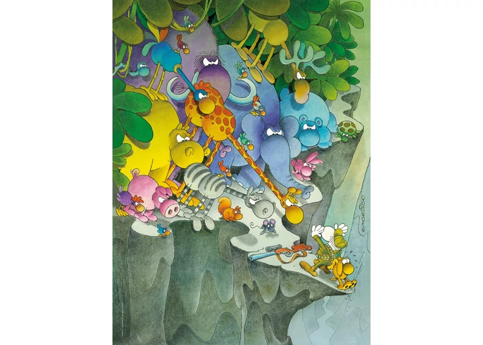Mordillo, a megadás 500 db-os puzzle - Clemetoni