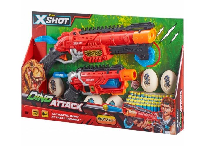 Xshot Dino attack - combo pack (2 fegyver)