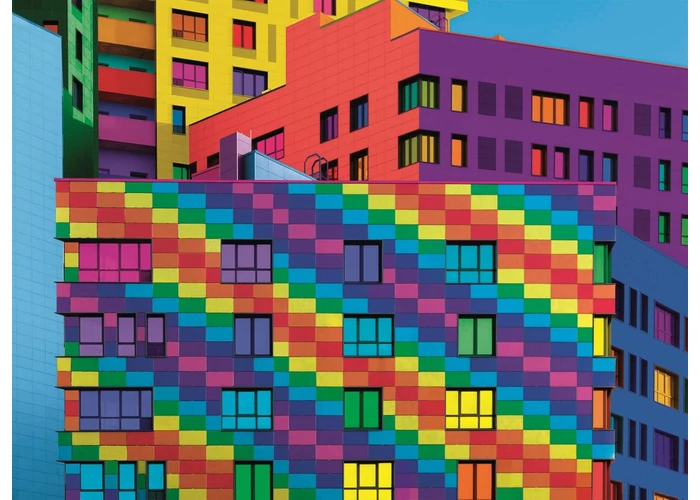 Négyzetek 500 db-os puzzle - Clemetoni ColorBoom