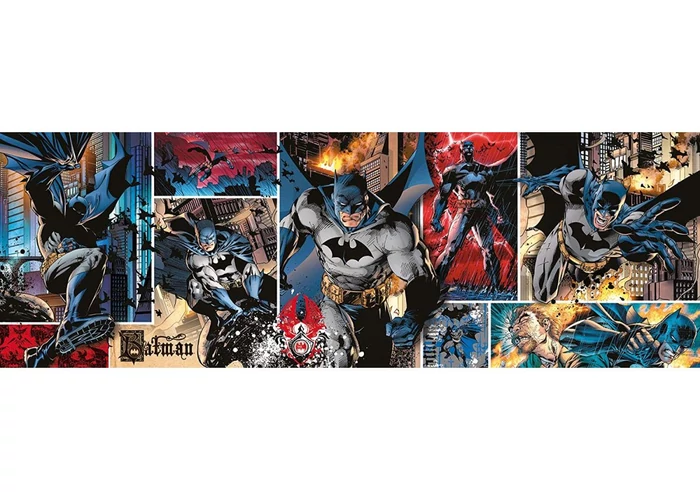 Batman 1000 db-os panoráma puzzle - Clementoni