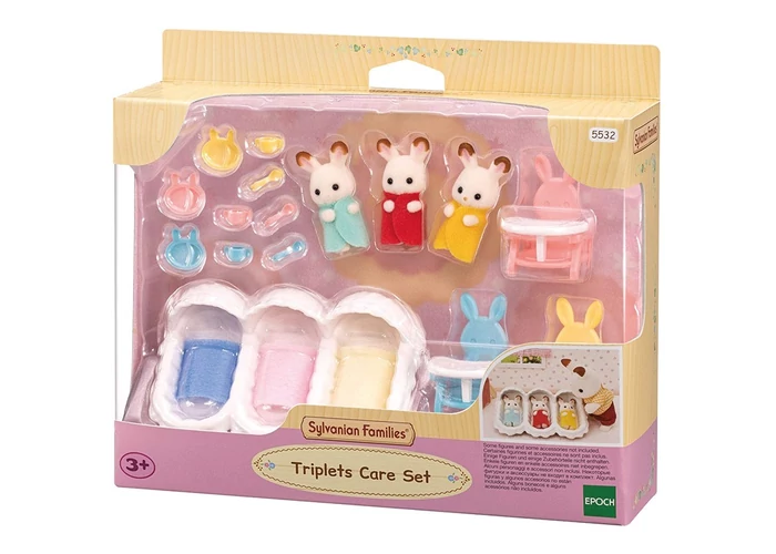 Sylvanian Families Hármasikrek kiegészítőkkel szett