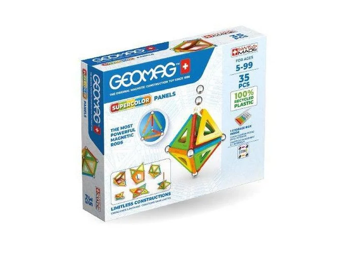 Geomag Supercolor Panel 35 db-os mágneses építőjáték