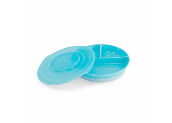 Twistshake Osztott tányér, kék