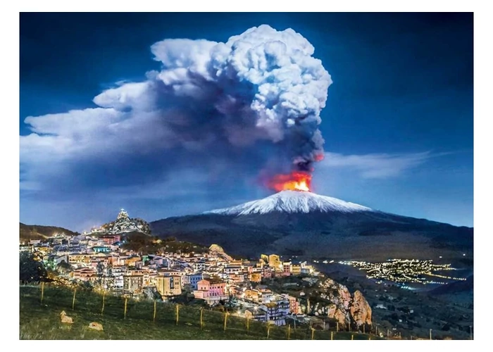 Etna vulkán 1000 db-os puzzle - Clementoni