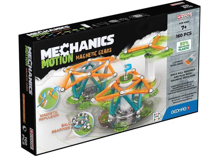 Geomag Mechanics Motion magnetic gears 160 db-os szett